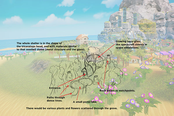 Guardian Grove Concept Sketch