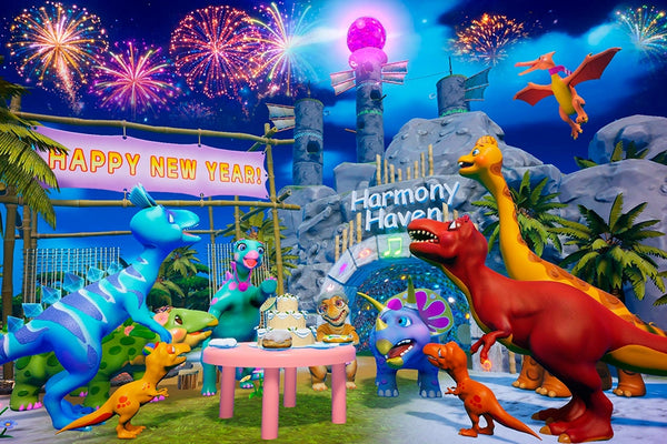 Celebrating the New Year in DinoTopia
