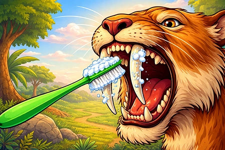 What do you call a Sabertooth Tiger that needs a checkup?