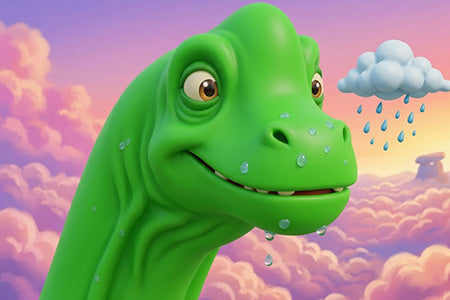 Why did the Brachiosaurus always know it was going to rain before anyone else?