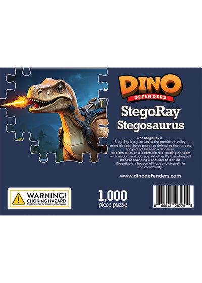 StegoRay the Stegosaurus 1,000 Piece Jigsaw Puzzle