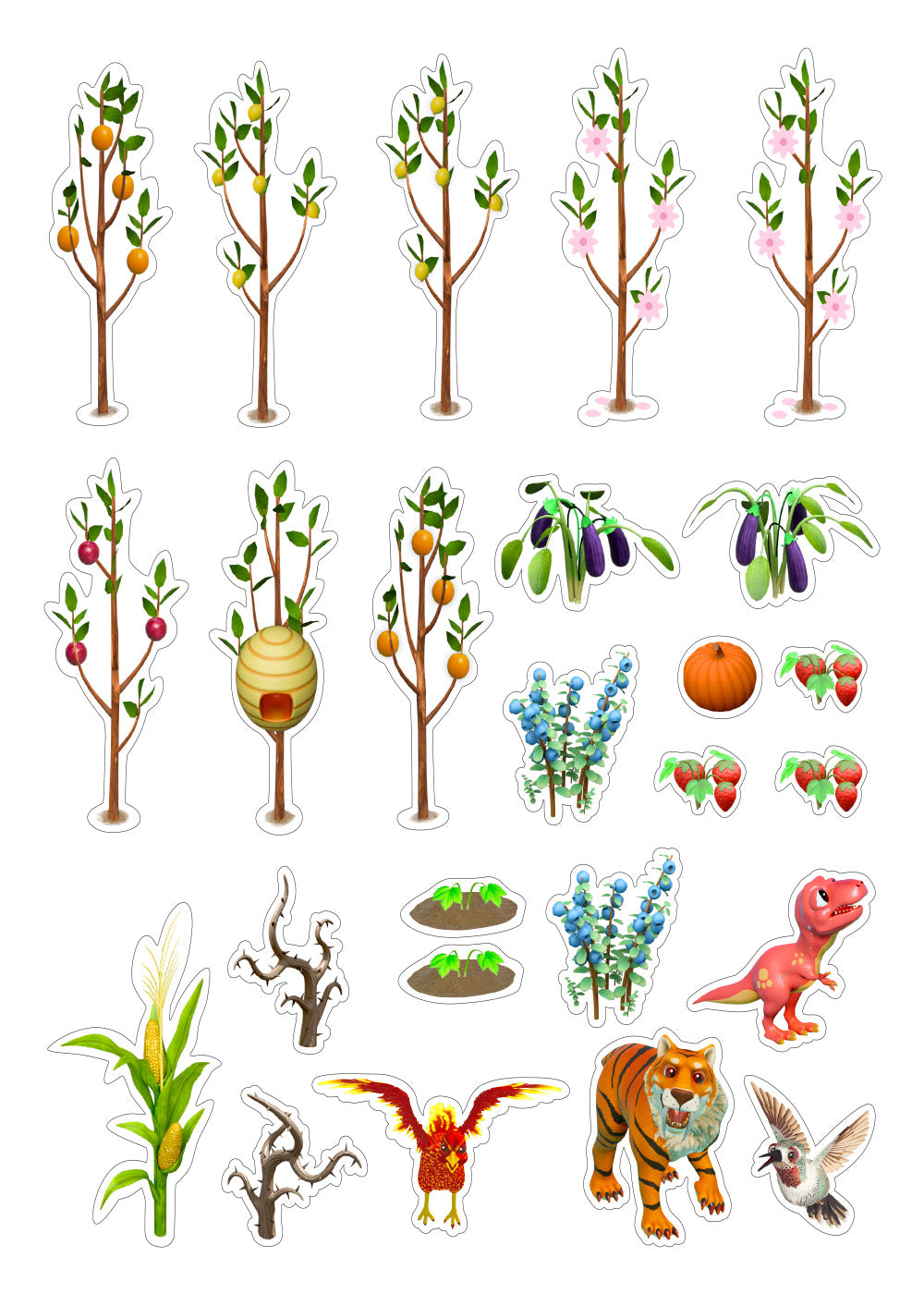 Dino Defenders Stickers - Produce Patch