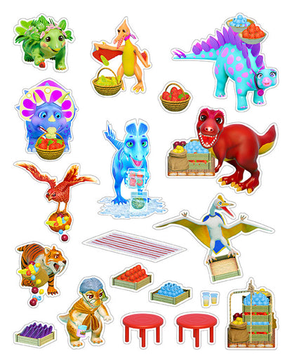 Dino Defenders Stickers - Produce Patch