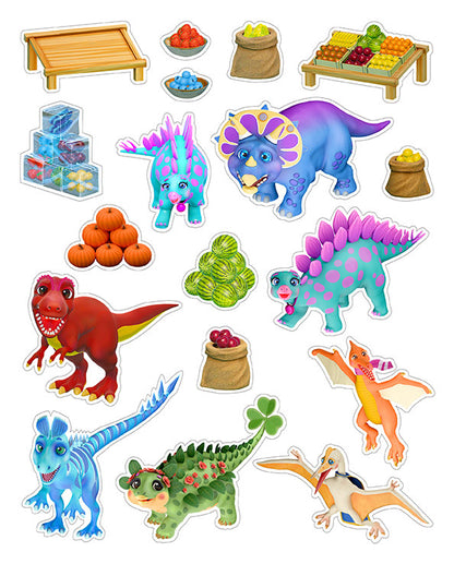 Dino Defenders Stickers - Produce Patch