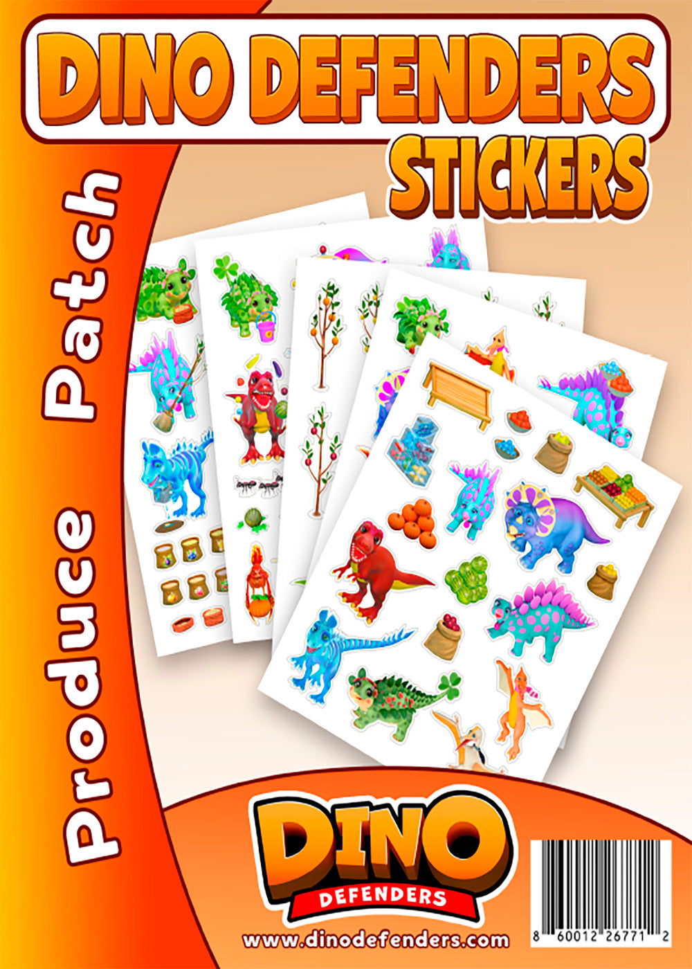 Dino Defenders Stickers - Produce Patch