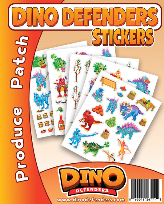 Dino Defenders Stickers - Produce Patch